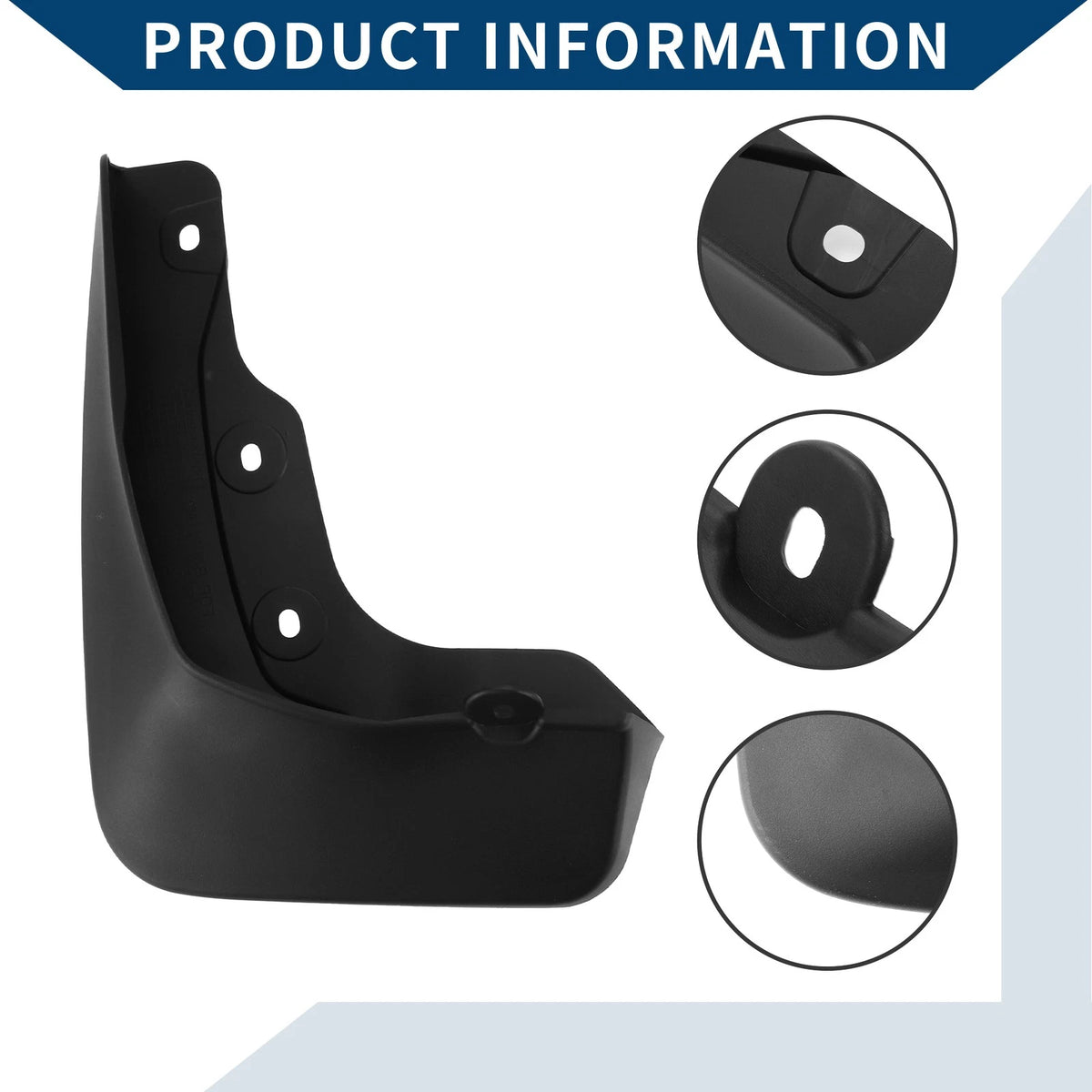 Mud Flaps Splash Guards 1 Set for BMW X1 M Sports (2023-2024)
