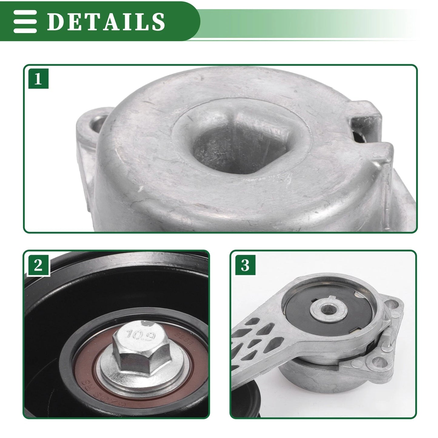 Engine Belt Tensioner Pulley Assembly for Ford E-150 (2003-2014)