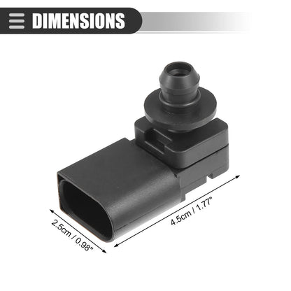 Manifold Air Pressure Sensor Replacement for BMW X5 Black