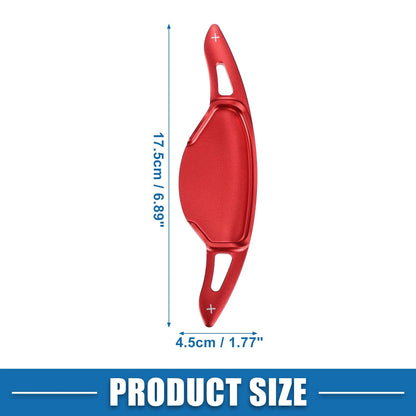 Red Steering Wheel Shift Paddle Covers for Nissan Altima (2019-2021) - 2x