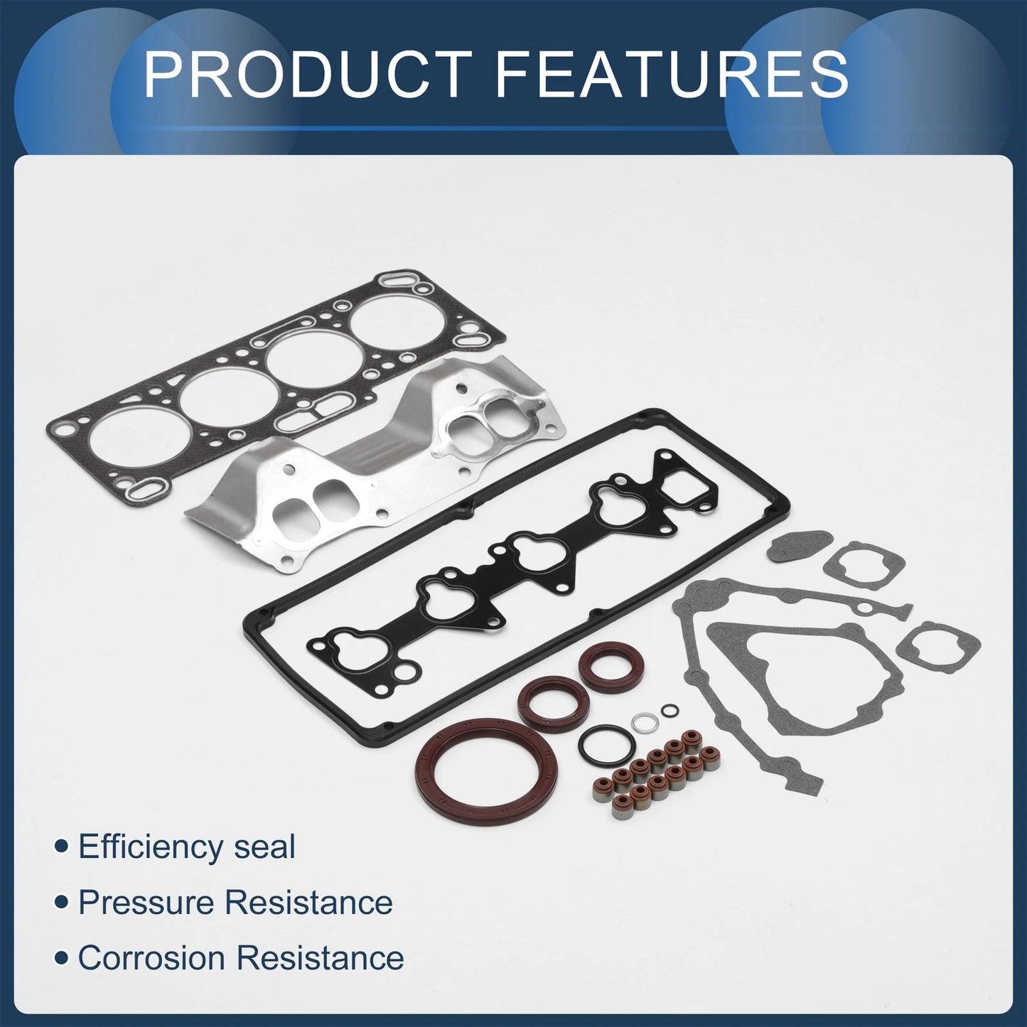 Cylinder Head Gasket Kit for Mitsubishi 4G15 (C62A) 12V