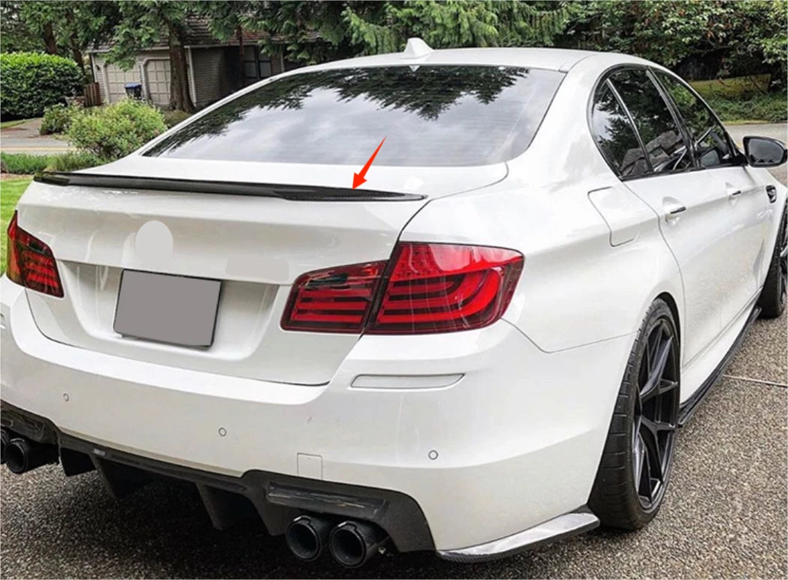 Carbon Fiber Rear Spoiler Wing for BMW 5 Series F10 F18 Sedan (2011-2017)