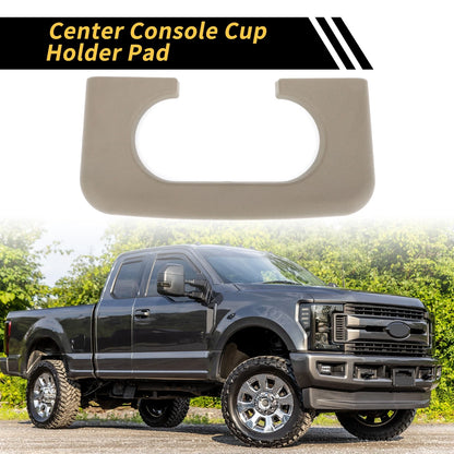 Cup Holder Armrest Pad for Ford F-250 F-350 (1999-2009) - Brown