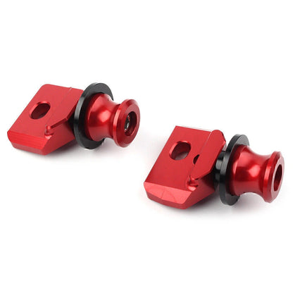 Red Moto Chain Adjustment Bracket Screws for Honda CB650R (2019-2023)