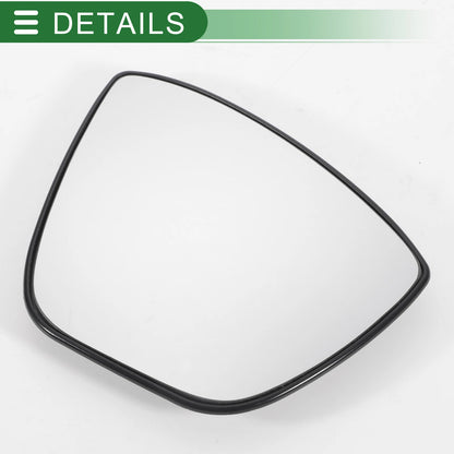 Right Side White Convex Heated Mirror Glass for Ford Ka (2016-2021)