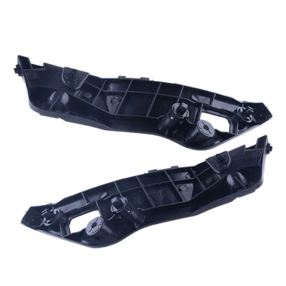 Front Bumper Brackets 2 x Retainers for 2016-2018 Toyota Rav4 Black
