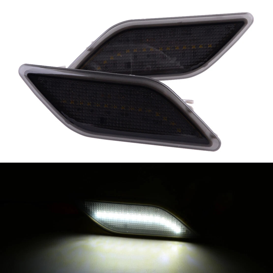 Side Marker Lights for Benz E-Class Smoked Lens (2003-2009)