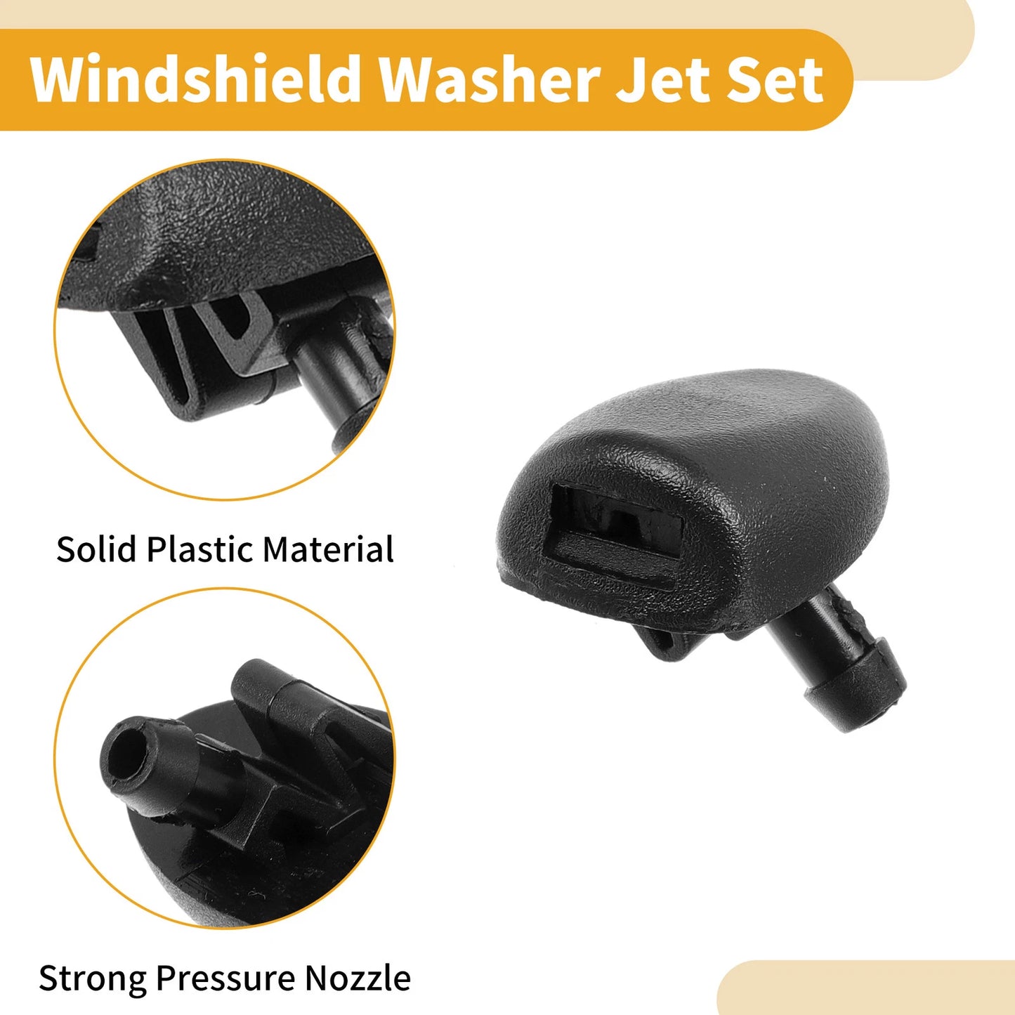 Windshield Washer Nozzle Kit for Citroen C3 Picasso (2009-2017)