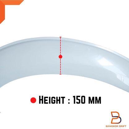 White Pearl QX1 Fender Flares for Nissan Navara D23 (2021-2023)