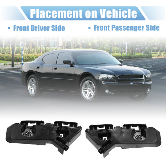 1x Left & Right Front Bumper Bracket for Dodge Charger (2011 - 2014)