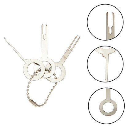1set Terminal Key Pin Wiring Crimp Connector Puller Tool
