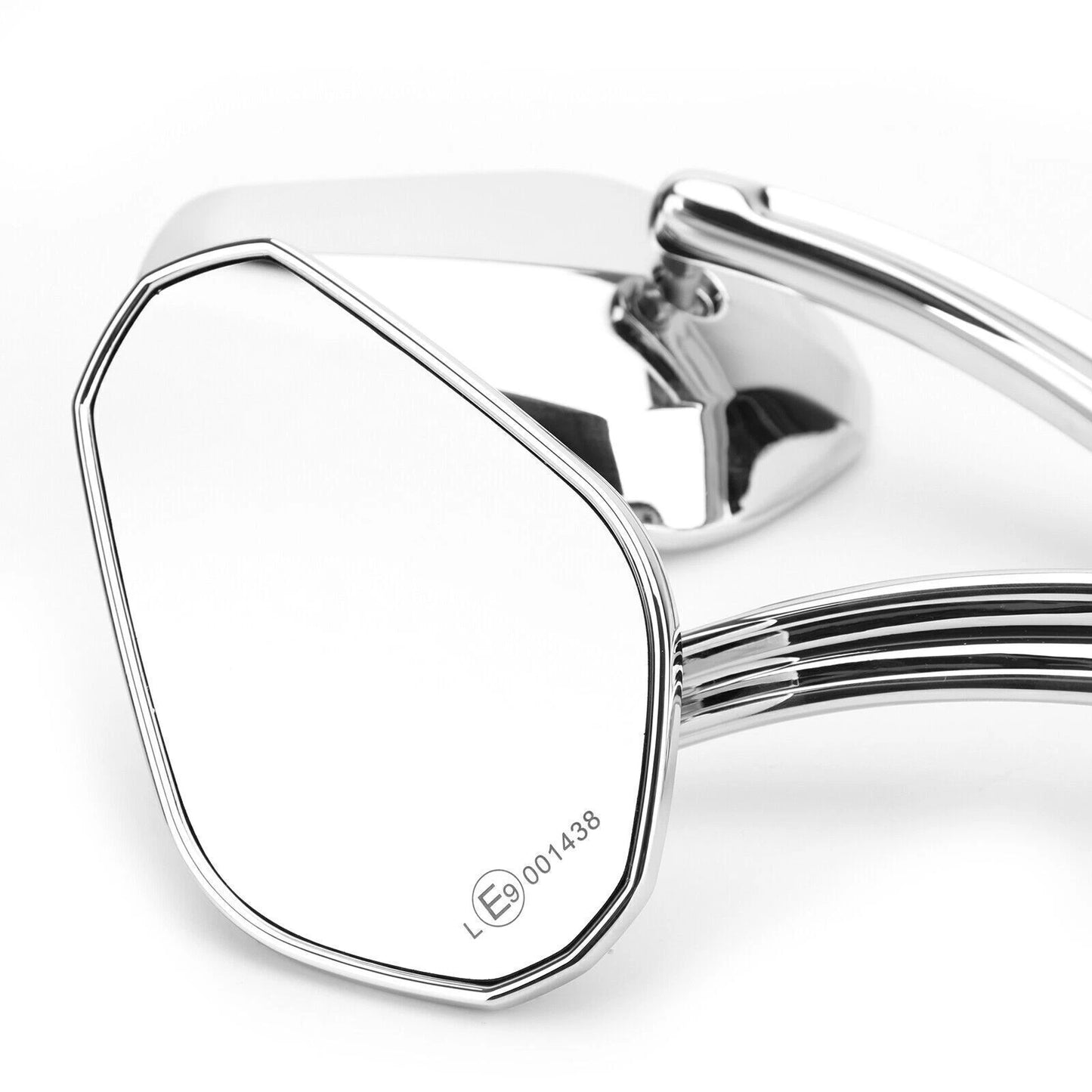Custom Mirror Diamond M8 Chrome E-Approved for Softail Sportster Touring (2018-2023)