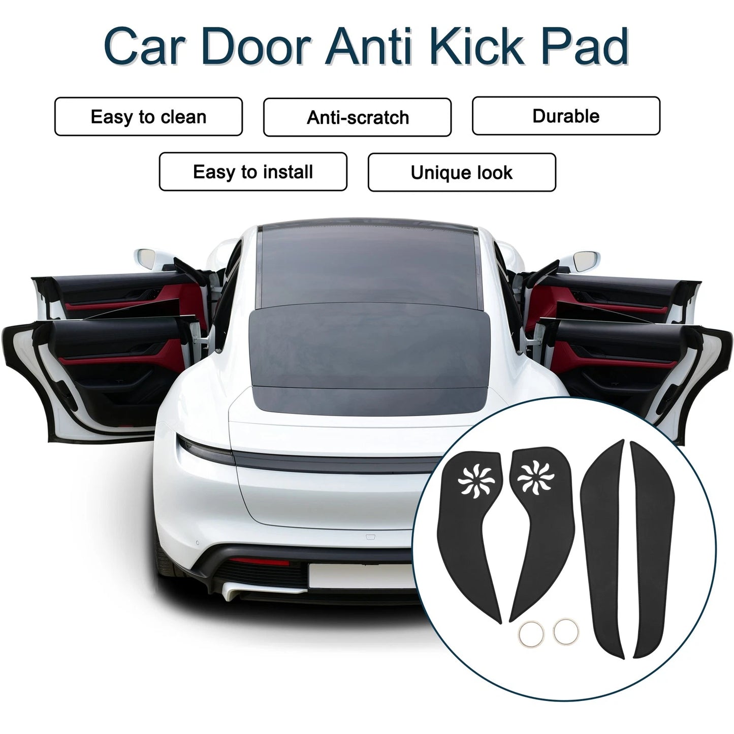 Car Door Anti Kick Pad Sticker Protector for Buick Excelle (2018–2018)