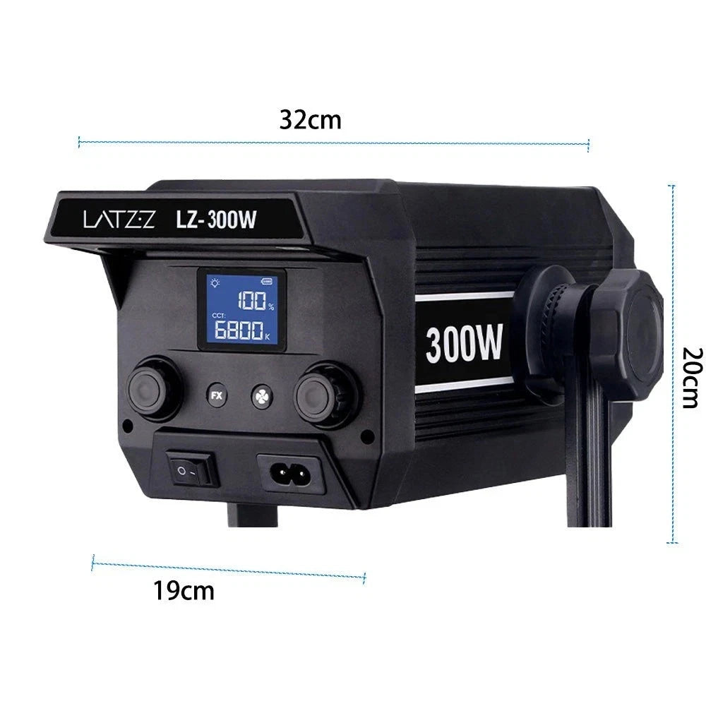 300W LED Photography Light Soft Mask 65cm & 2.8m Stand for Camera