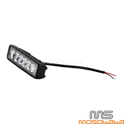 6" LED Light Bar Spot Fog Driving Lamp for Harley Dyna Softail FXST FLS