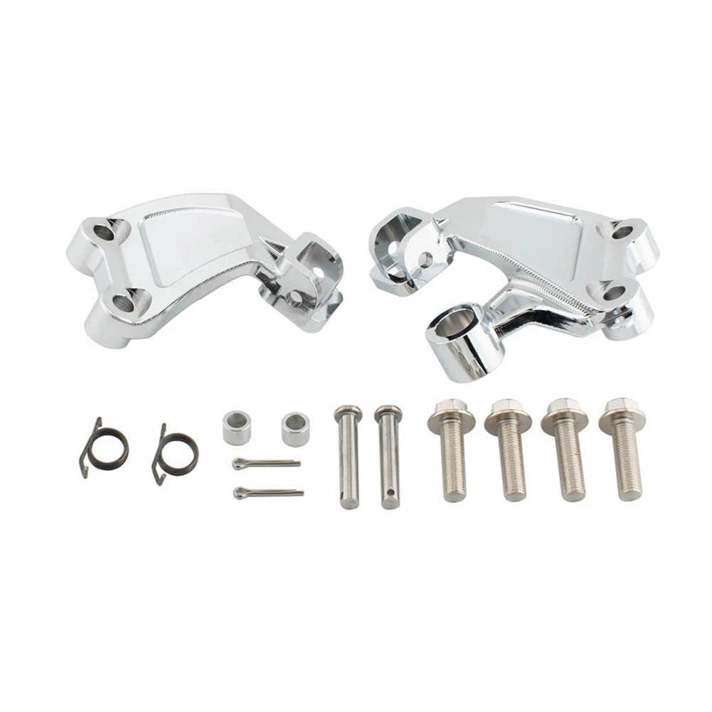 Rider Footrest Pegs Mount Bracket for Yamaha Vmax 1200 VMX1200 (1985-2007)