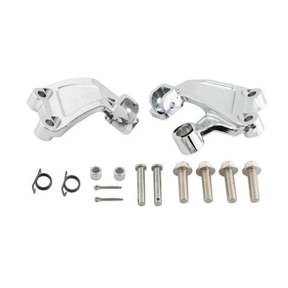 Rider Footrest Pegs Mount Bracket for Yamaha Vmax 1200 VMX1200 (1985-2007)