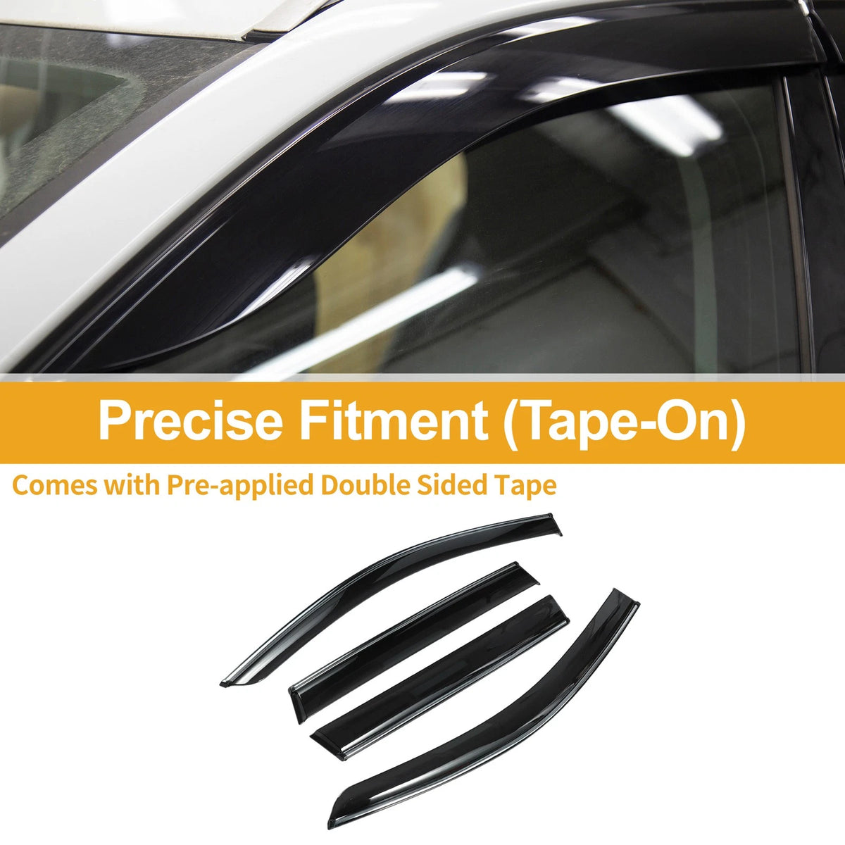 Window Deflectors for Toyota Corolla Cross 2022-2024 Side Vent Visors 1 Set