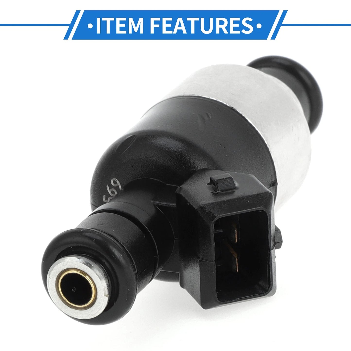 Fuel Injector 17089569 for Isuzu Rodeo 3.2L V6 (1993-1995) 1 Pc Black