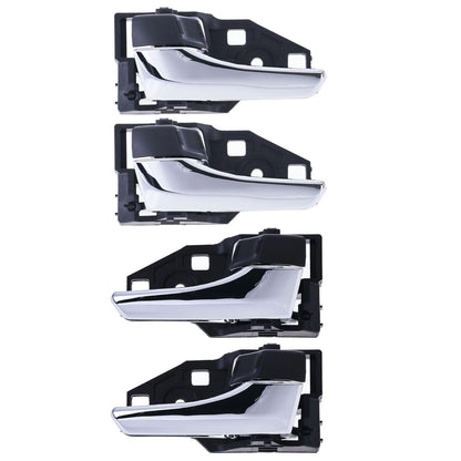 4 x Door Handle Inner Chrome Front/Rear Left Right for Toyota RAV4 (2012–2018)