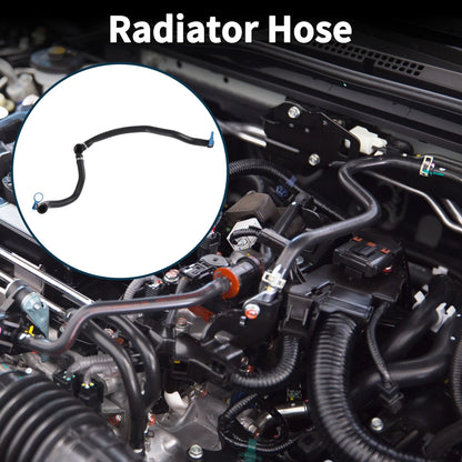 Radiator Hose Coolant Pipe for Volvo V40 2014 Black Rubber 1 Pcs