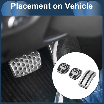 3 Pcs Manual Transmission Accelerator Pedal Covers for Ford Focus (12-16)