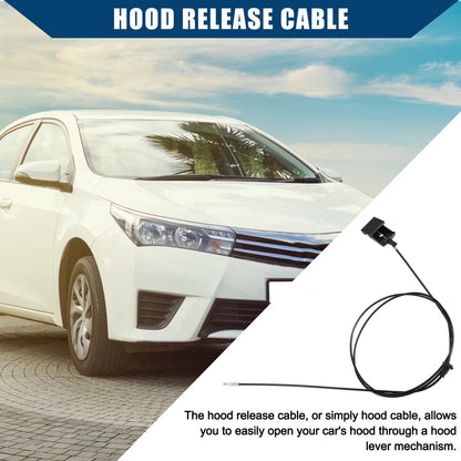 Hood Release Cable for Toyota Corolla Matrix (2003–2008)