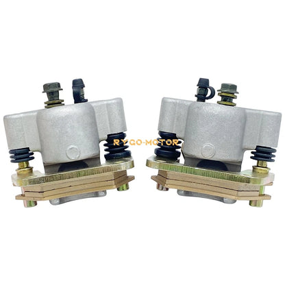 Rear Left Right Brake Calipers & Pads for Polaris Ranger (2010–2013)