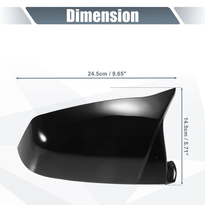 Rearview Mirror Cover Cap Gloss Black for BMW 525i 528i 530i 535i 550i (2001-2010)