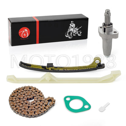 Tensioner Lifter & Cam Timing Chain + Guide for HONDA Rincon (2003–2022)