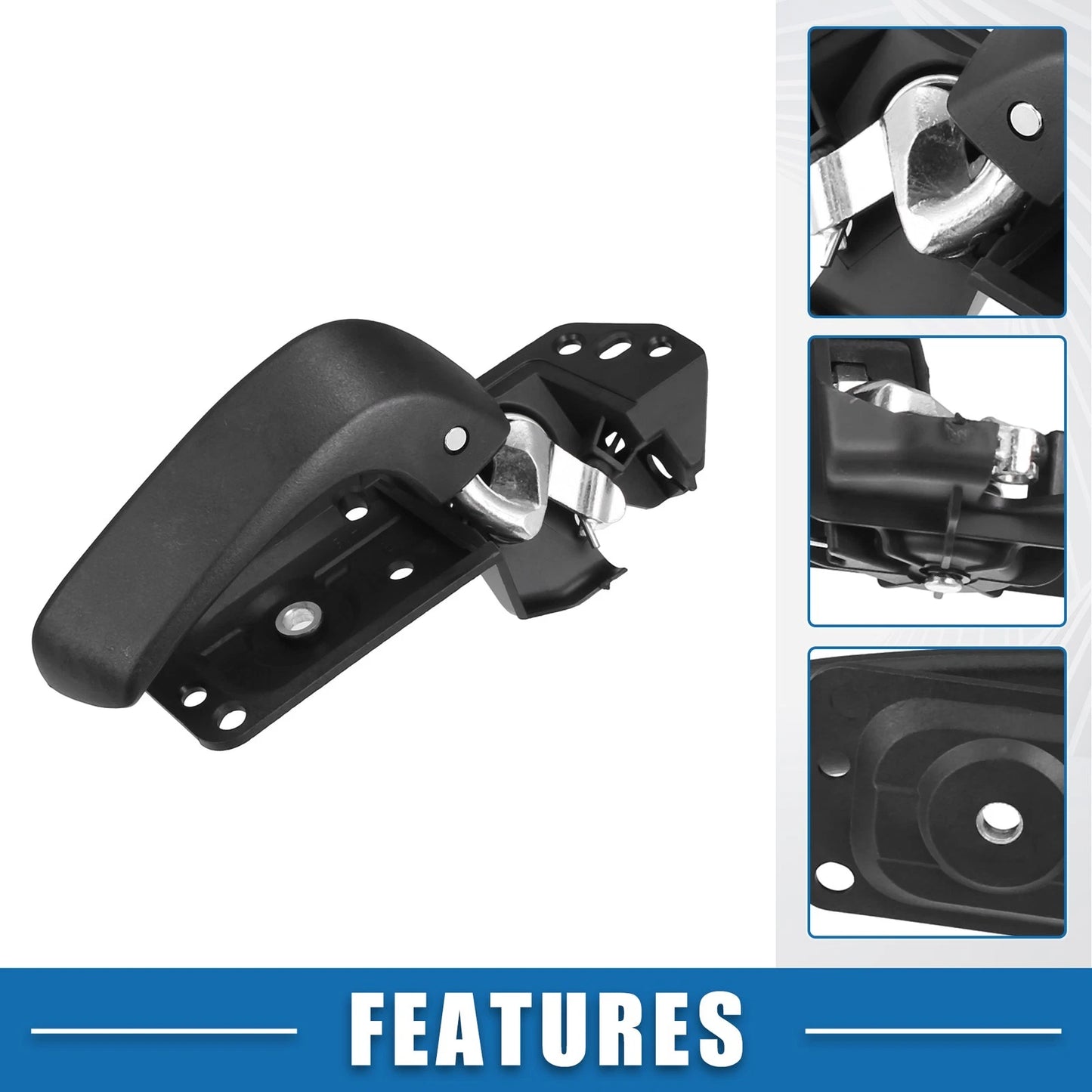 Pair Left Right Interior Door Handle for GMC Sierra (2007-2013)