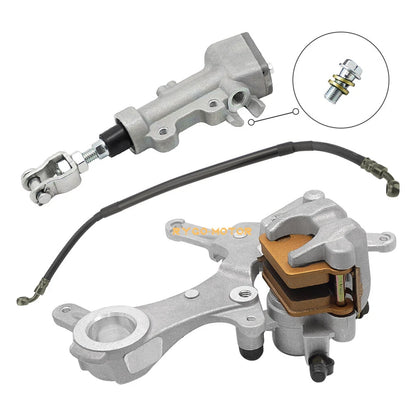 Rear Brake Caliper Master Cyl Hose Assy for Kawasaki KX250/KX250F (2004–2020)