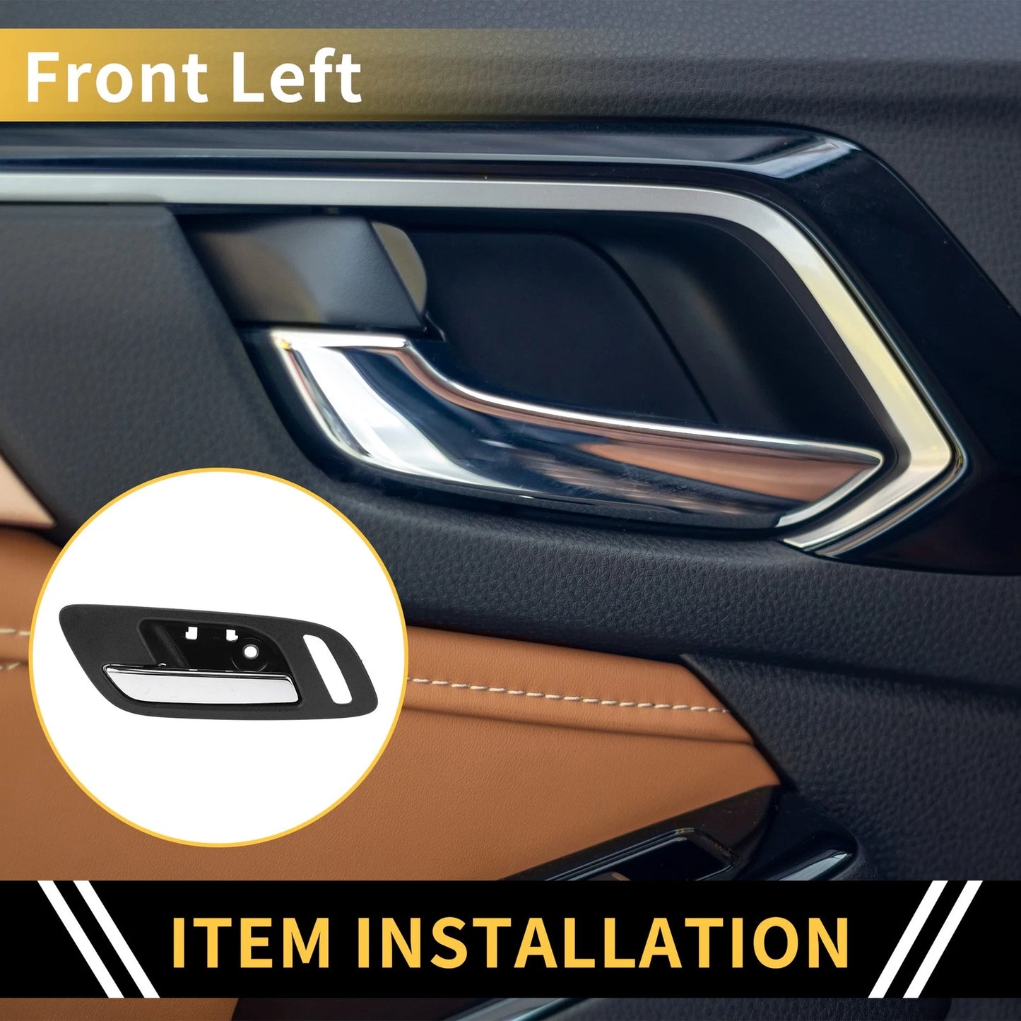Front Left Interior Door Handle for Chevrolet Silverado 2500 HD
