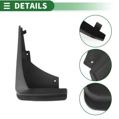 Mud Flaps Splash Guards for Ford Edge 2.0T (2012-2017) - Includes Mount Accessories