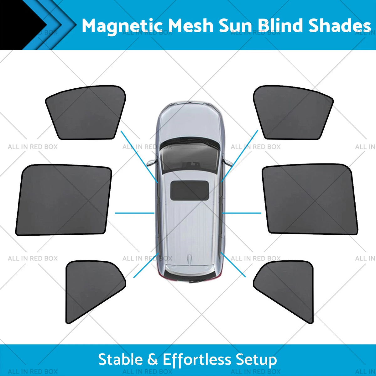 Magnetic Mesh Sun Blind Shades for Volvo XC40 (2018-2024)