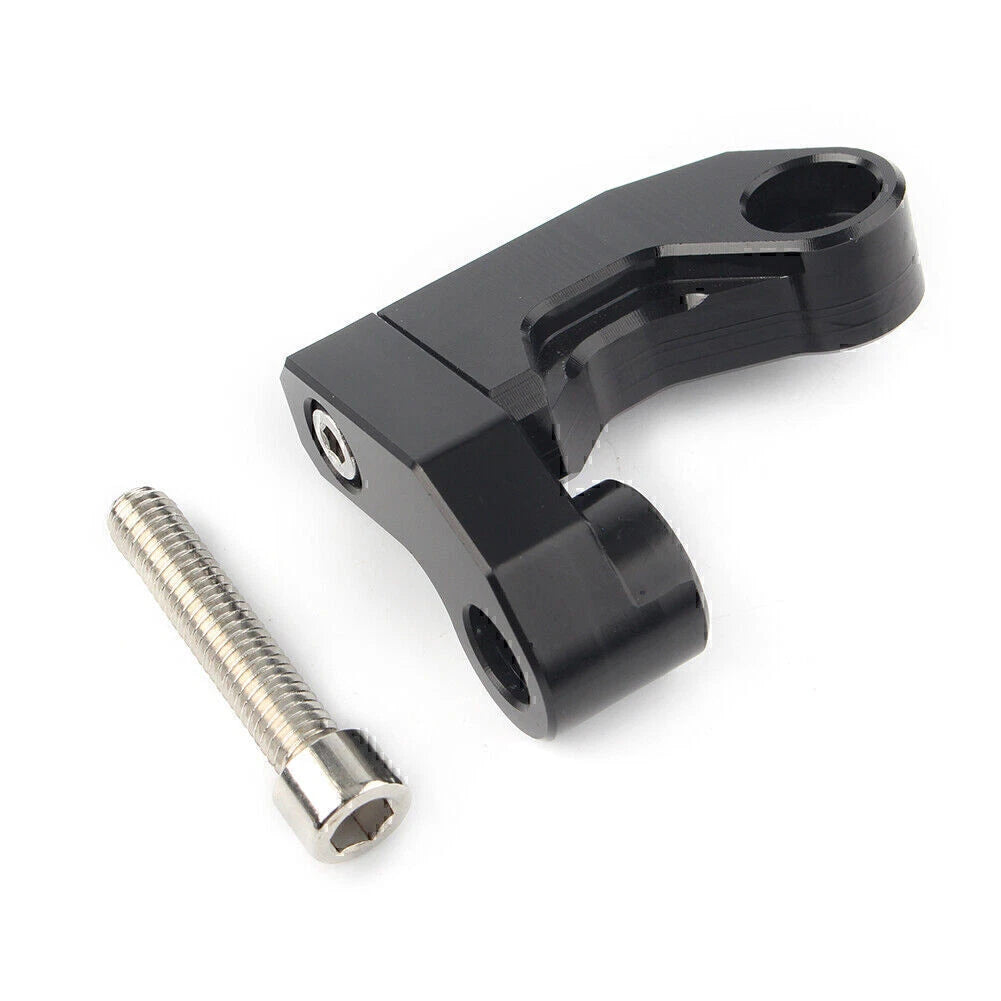 Black Front Handlebar Brake Clutch Cable Clamps for Honda CB650F (2014-2023)