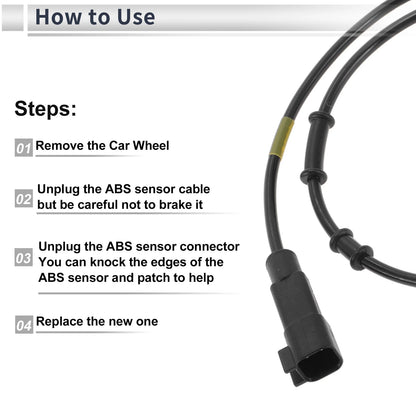 ABS Wheel Speed Sensor for Chevrolet Equinox (2010-2017)