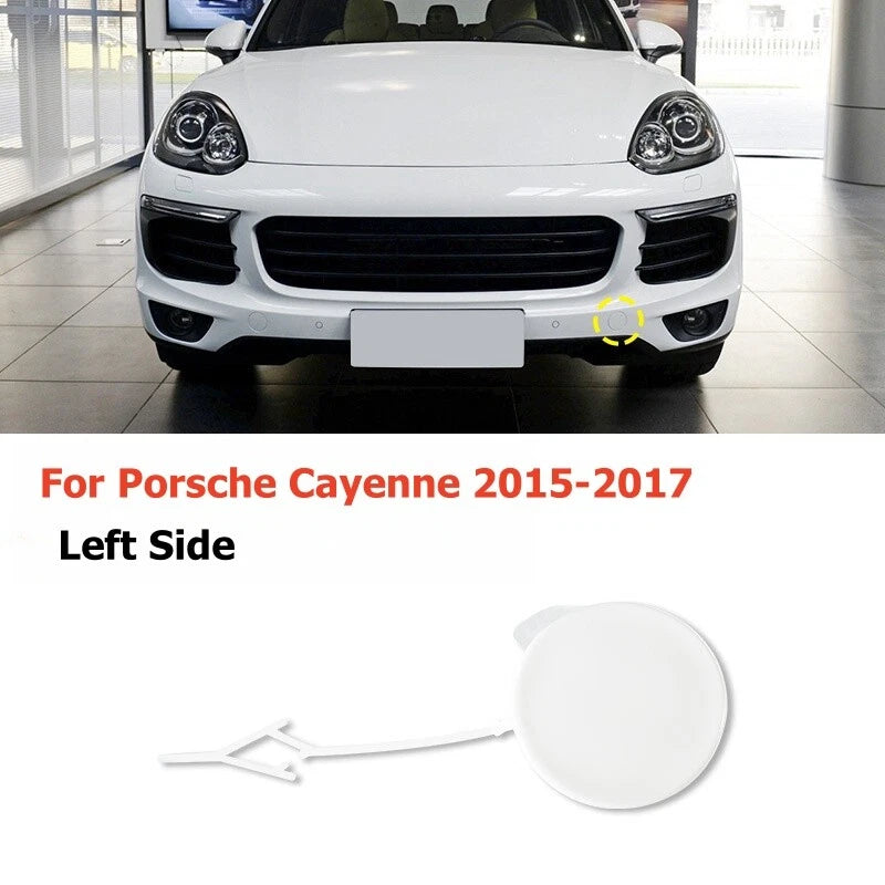 Front Bumper Tow Hook Eye Cover Cap for Porsche Cayenne (2011–2023)