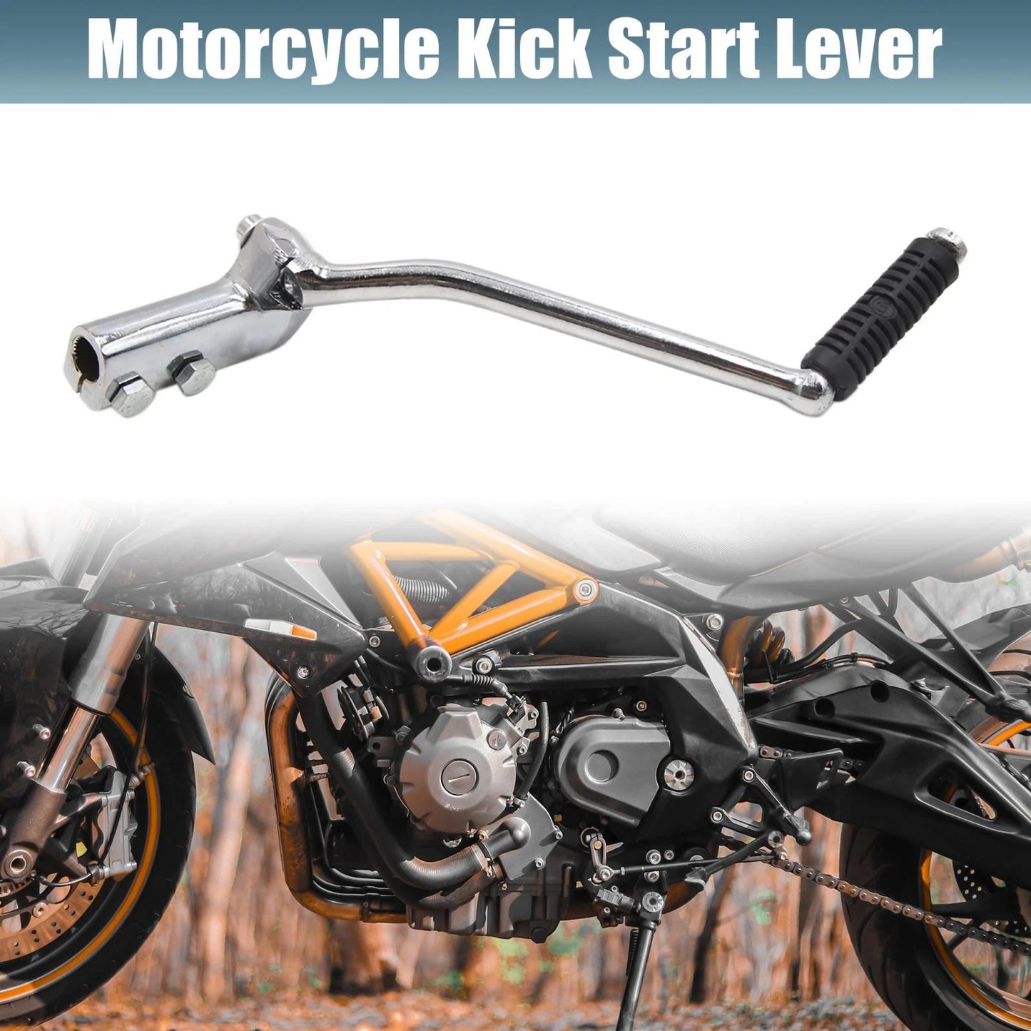 15mm Shaft Dia Starter Lever Pedal for Motorbike