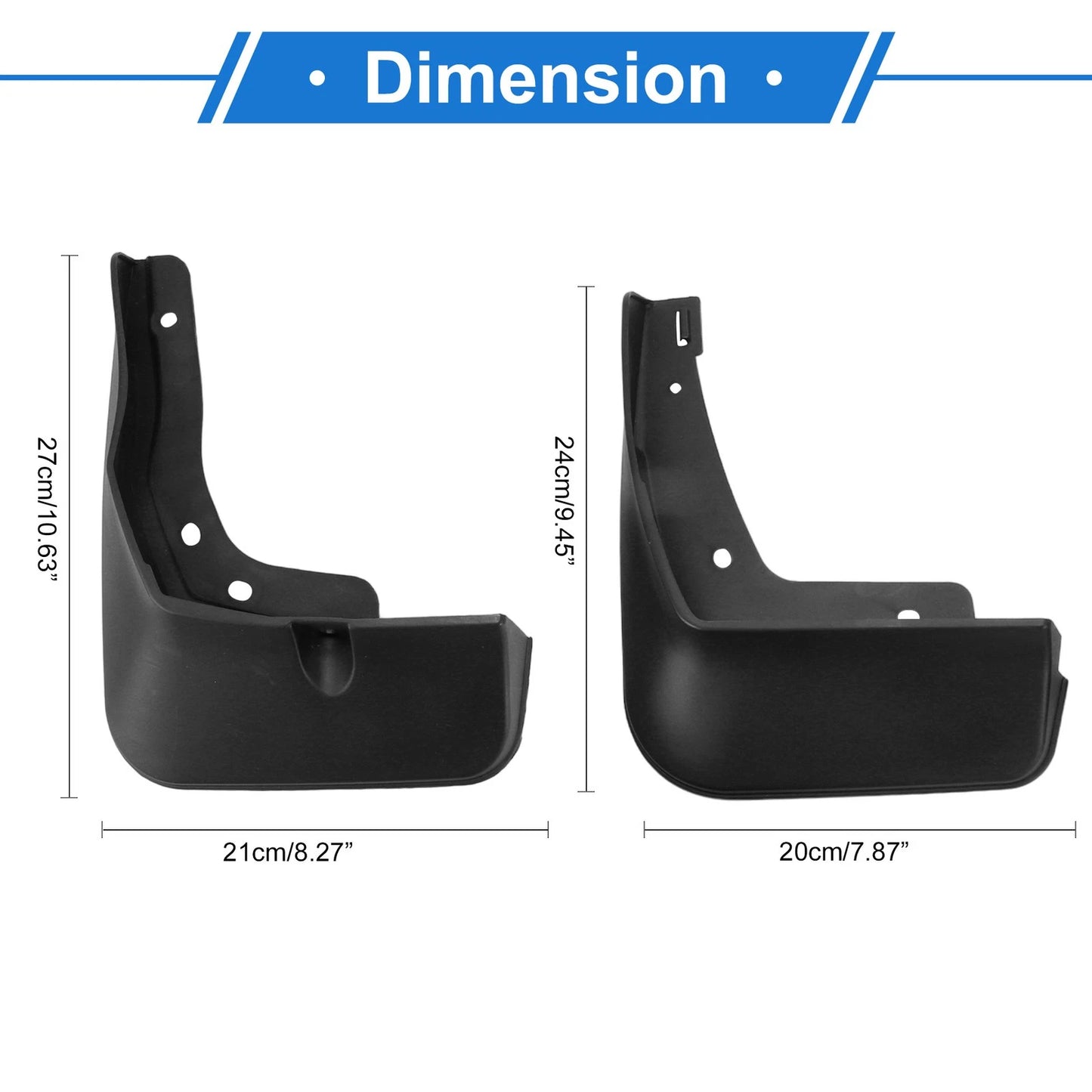 Mud Flap Splash Guards for Ford Taurus (2019-2020)