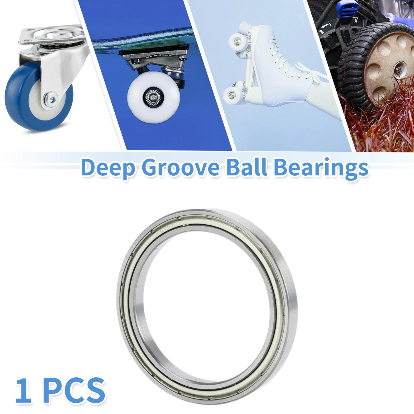 Deep Groove Ball Bearings 50x65x7mm 1 Pc Scooter Skateboard Wheel for Scooter