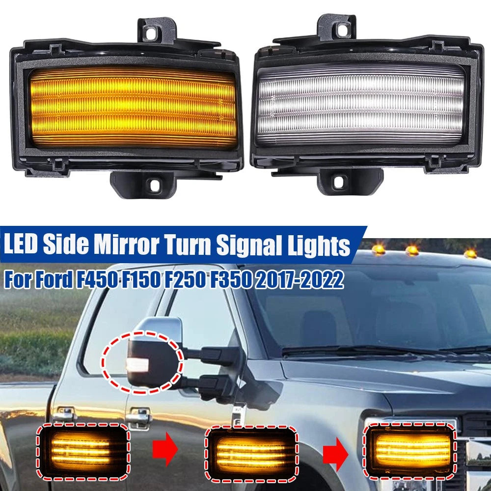 Sequential Mirror Turn Signal Light for Ford F-Series (2017–2022)