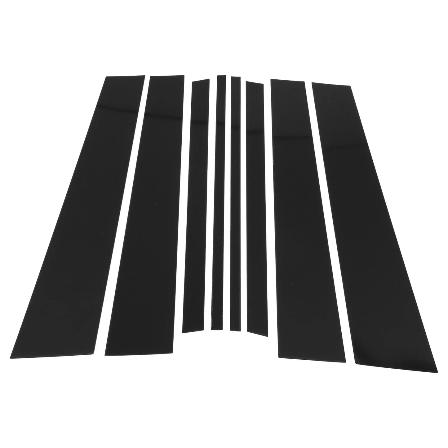 8 Pcs Black Door Pillar Window Trim for Honda Ridgeline (2017-2023)