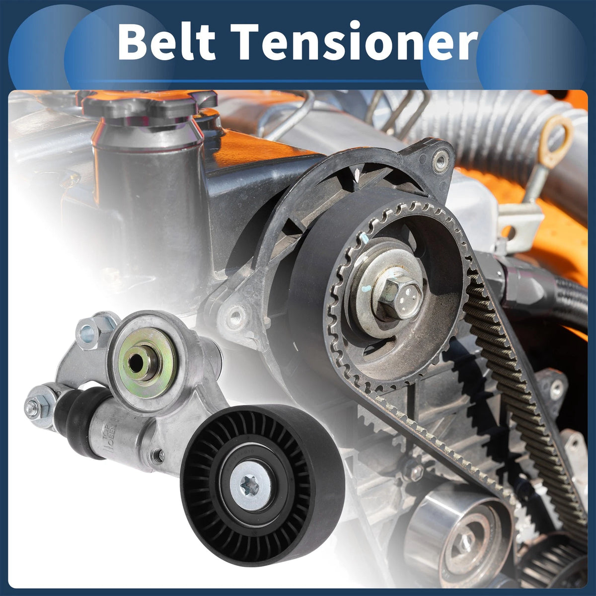 Belt Tensioner for BMW 5 Series (1996-2003) Metal 1 x Unit