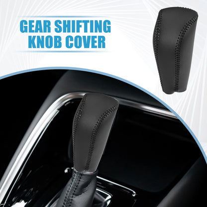 Gear Shift Lever Cover for Honda Odyssey (2015-2018) Black Stitches