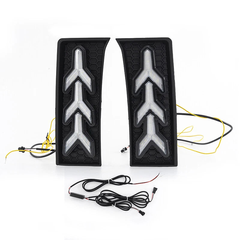 Daytime Running Lights & Turn Signal Fog Lamp LED for 2022-2023 Toyota Tundra