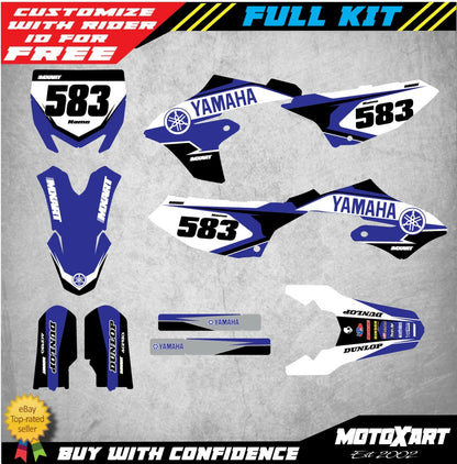 Dusty Style Full Sticker Kit Decals for Yamaha YZ 65