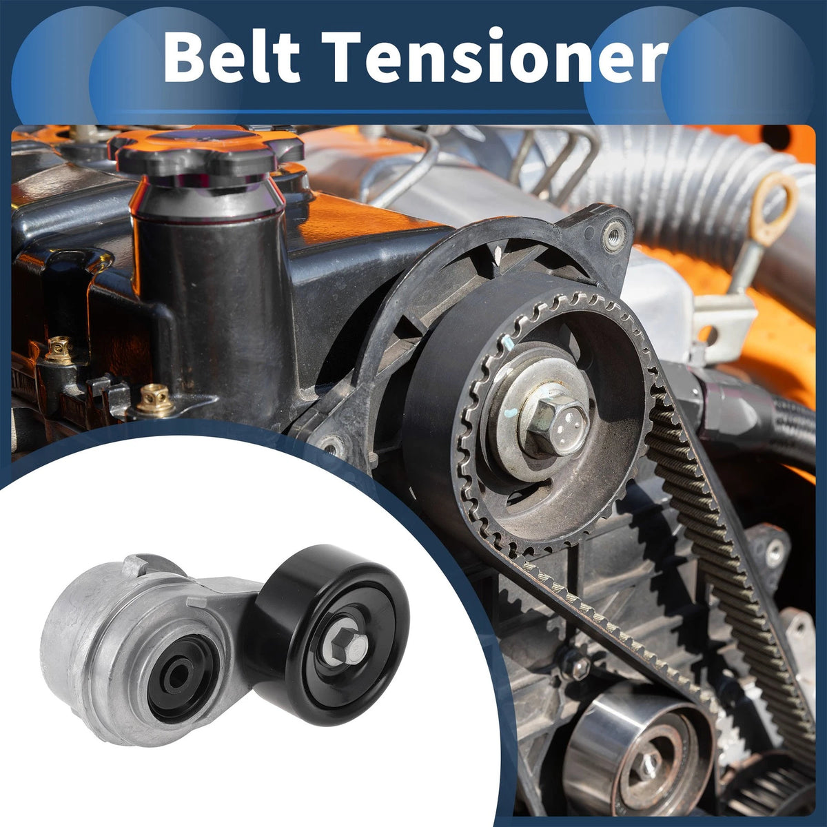 Belt Tensioner for Kia Rio L4 1.6L (2010-2016) - Metal 1 Pc