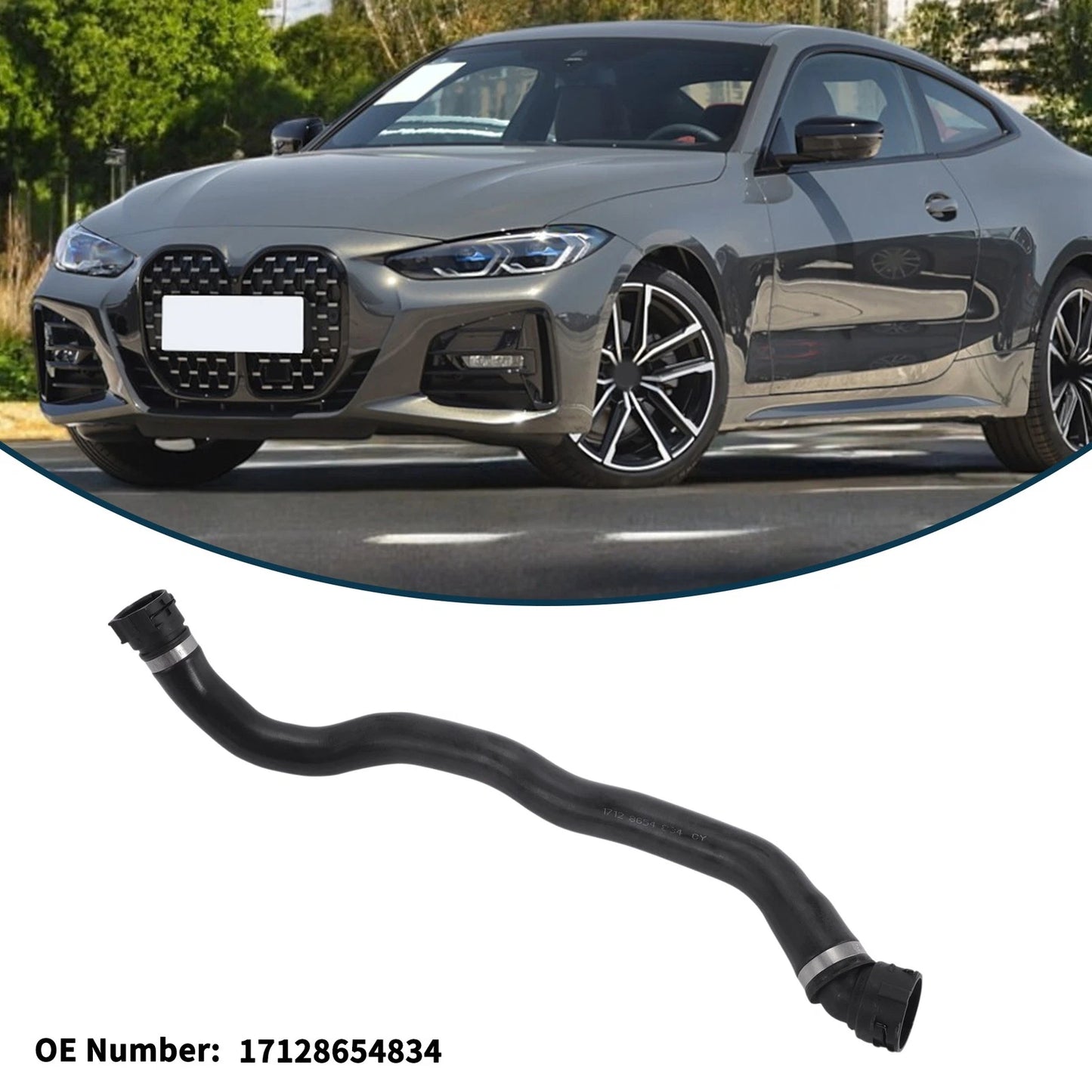 Radiator Hose for BMW 230i Base 2.0L Upper Hose (2022-2024)