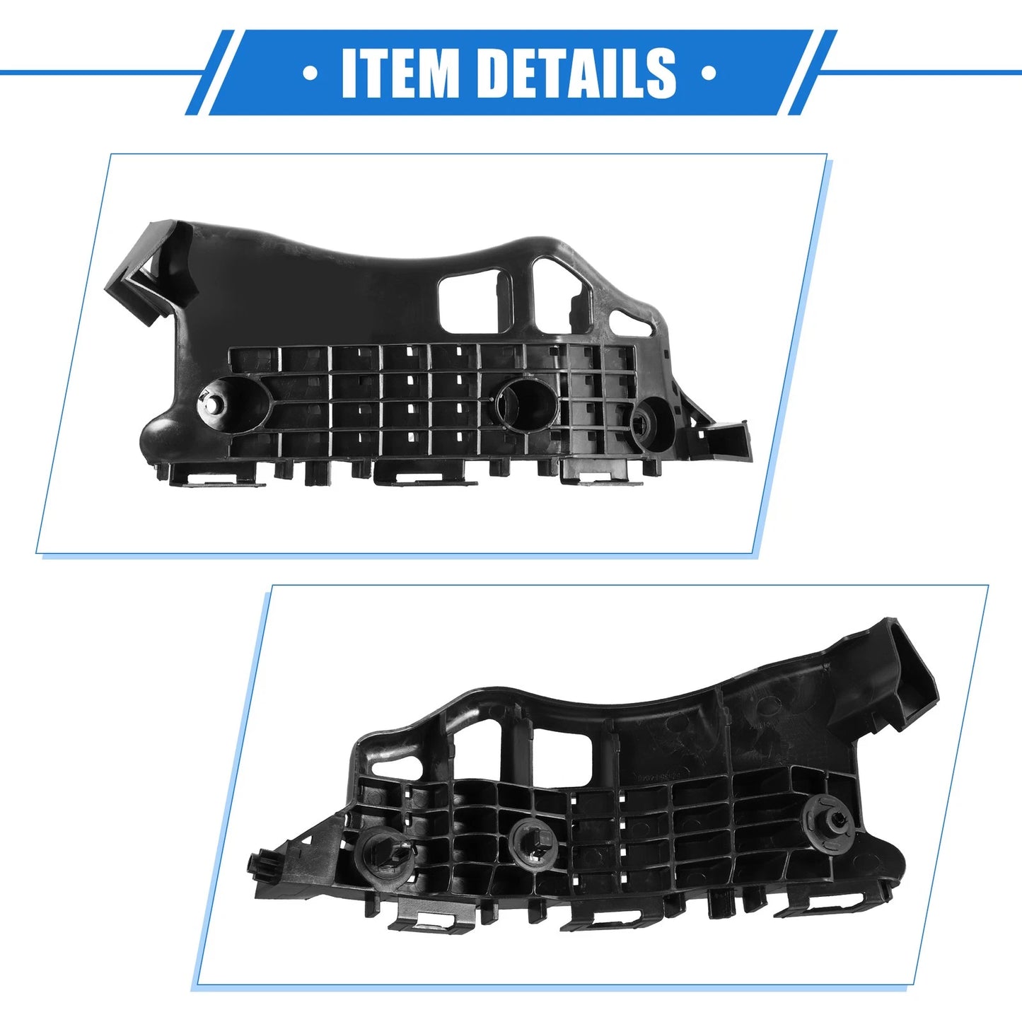 Front Right Bumper Mounting Bracket for Toyota C-HR (2018-2022) Black